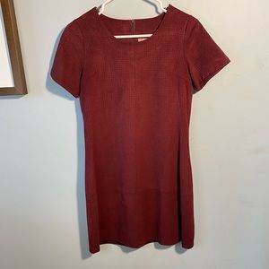 Maroon Velvet Dress- Size Small